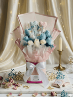 Bloom with Sweetheart - shop_name candles bouquet handmade crafted candlesbouquet bloomcandlesbyuna waxmeltcandles candlesrose rose tulip peony scentcandles soywaxcandles