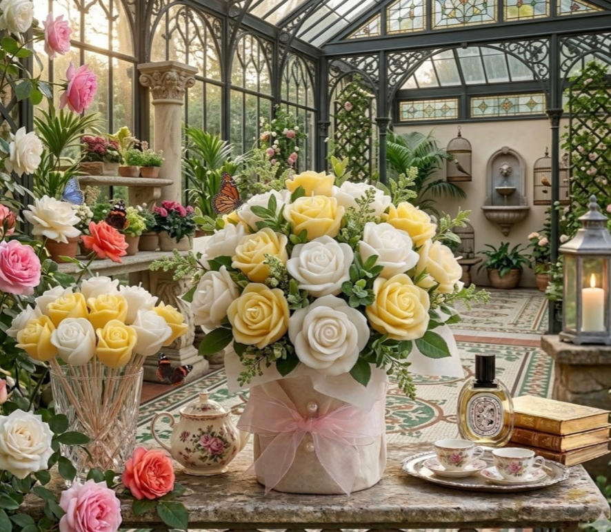 Roses Collections (pre order) - shop_name candles bouquet handmade crafted candlesbouquet bloomcandlesbyuna waxmeltcandles candlesrose rose tulip peony scentcandles soywaxcandles