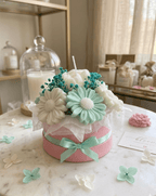 Little Green Daisy - shop_name candles bouquet handmade crafted candlesbouquet bloomcandlesbyuna waxmeltcandles candlesrose rose tulip peony scentcandles soywaxcandles