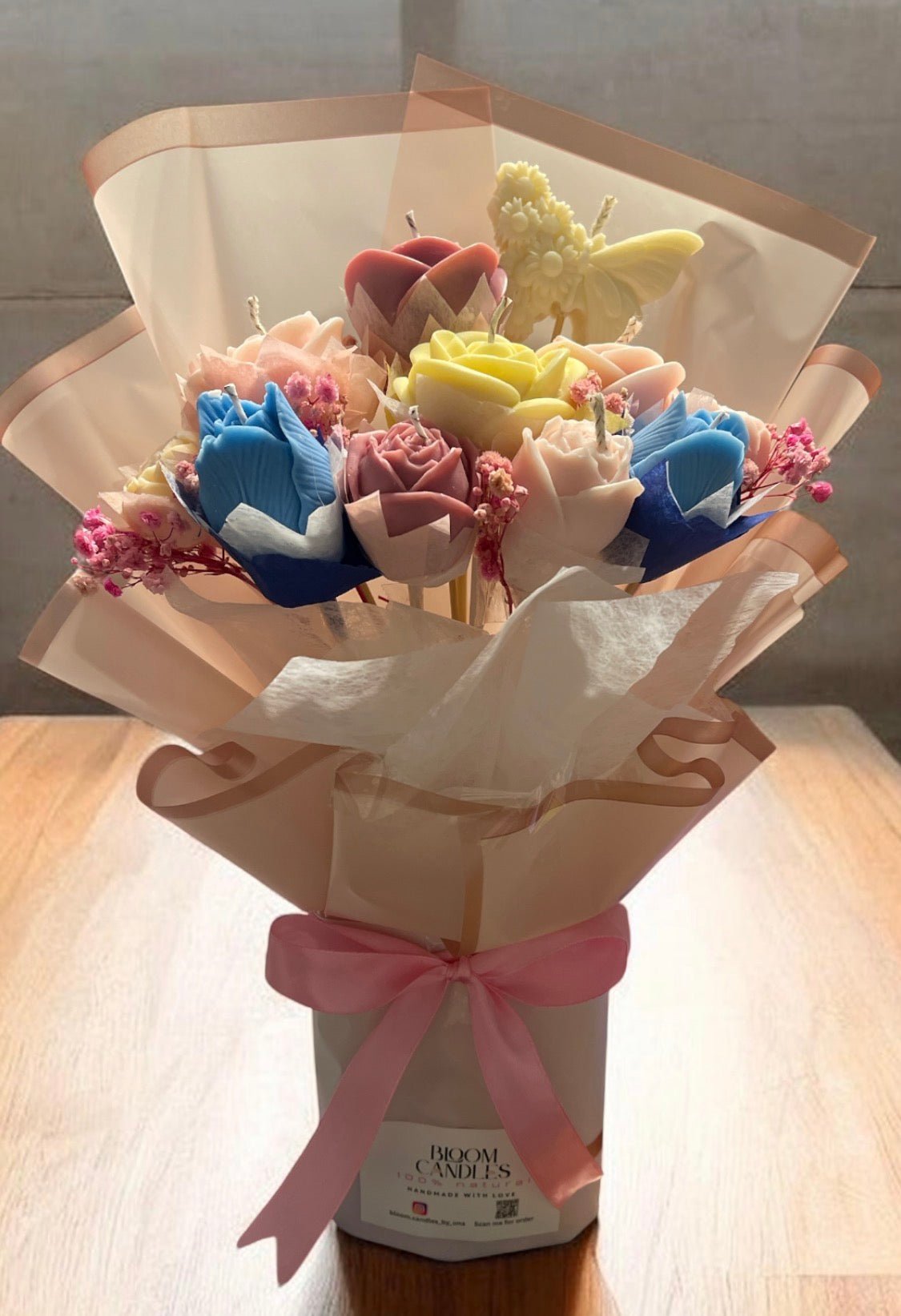 Eden Bloom - shop_name candles bouquet handmade crafted candlesbouquet bloomcandlesbyuna waxmeltcandles candlesrose rose tulip peony scentcandles soywaxcandles