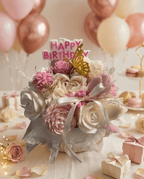 Bloom Elegance - shop_name candles bouquet handmade crafted candlesbouquet bloomcandlesbyuna waxmeltcandles candlesrose rose tulip peony scentcandles soywaxcandles